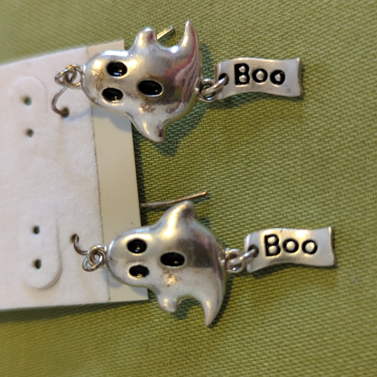 Silver Ghost Earrings